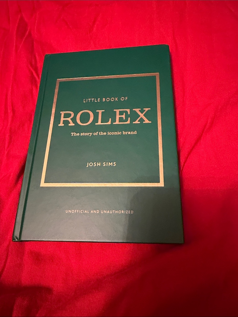 Little Book of Rolex WATCH Josh Sims Hardcover STORY ICONIC BRAND JOSH SIMS NEW - Picture 3 of 3